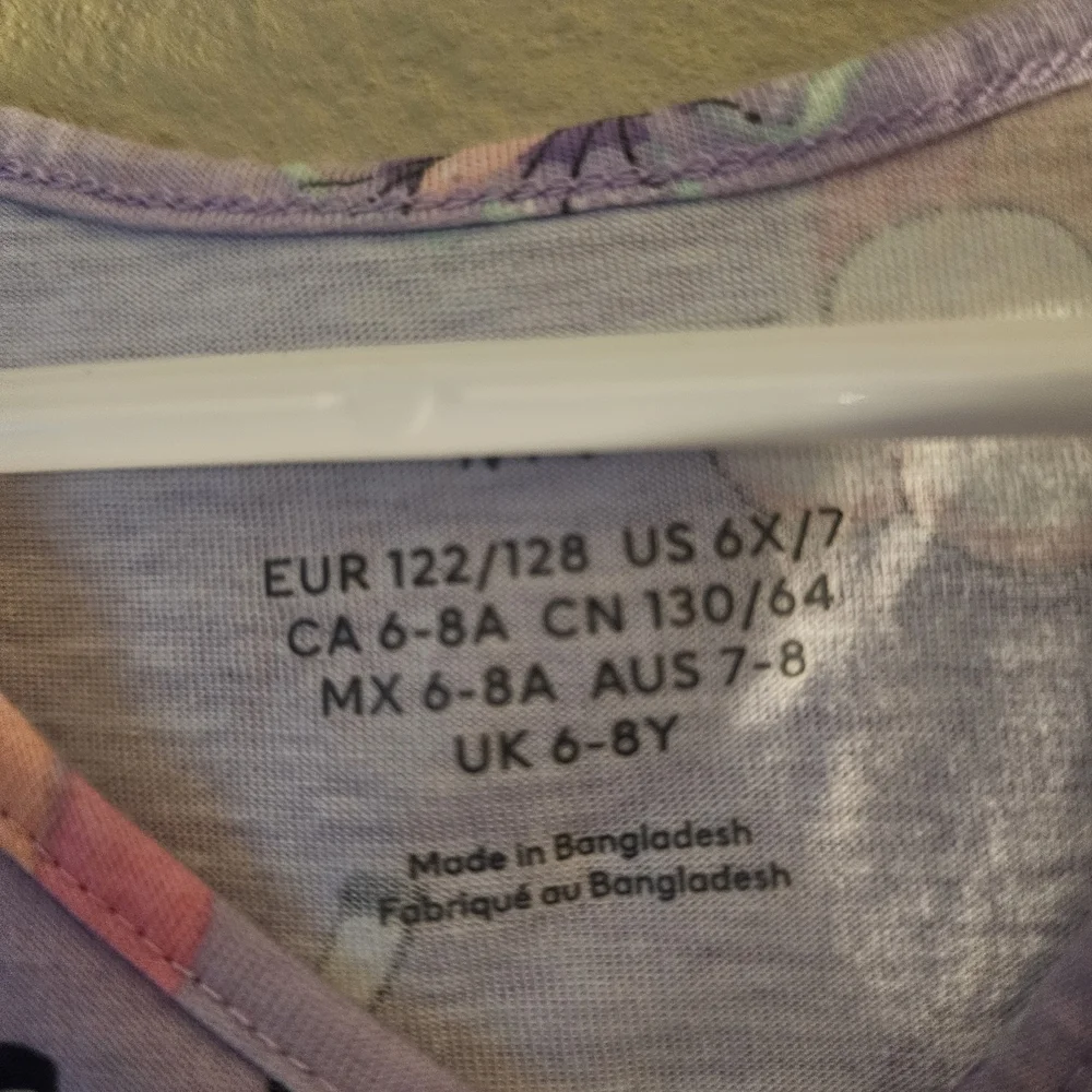 H&M Kids Dress - Lavender with Unicorn and Rainbow - Picture 3 of 3